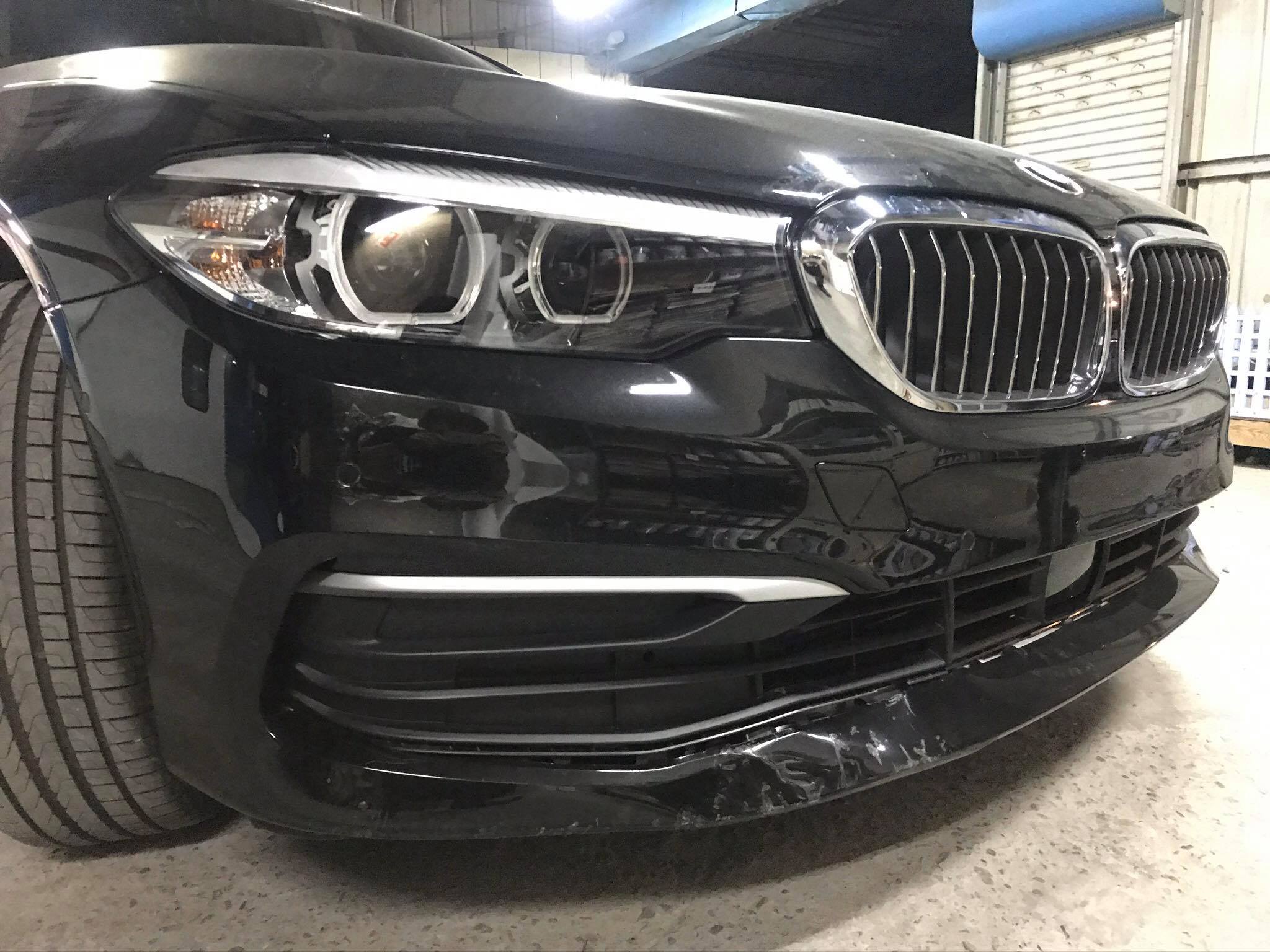 局部烤漆修復還原 Bmw 珍珠黑 弘鑫汽車 台中鈑金烤漆 汽車烤漆 凹痕修復