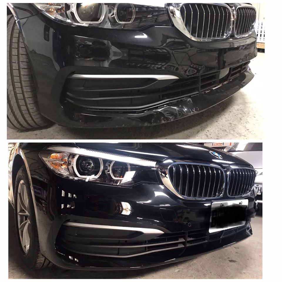 《局部烤漆修復還原》🔨🛠 BMW，珍珠黑