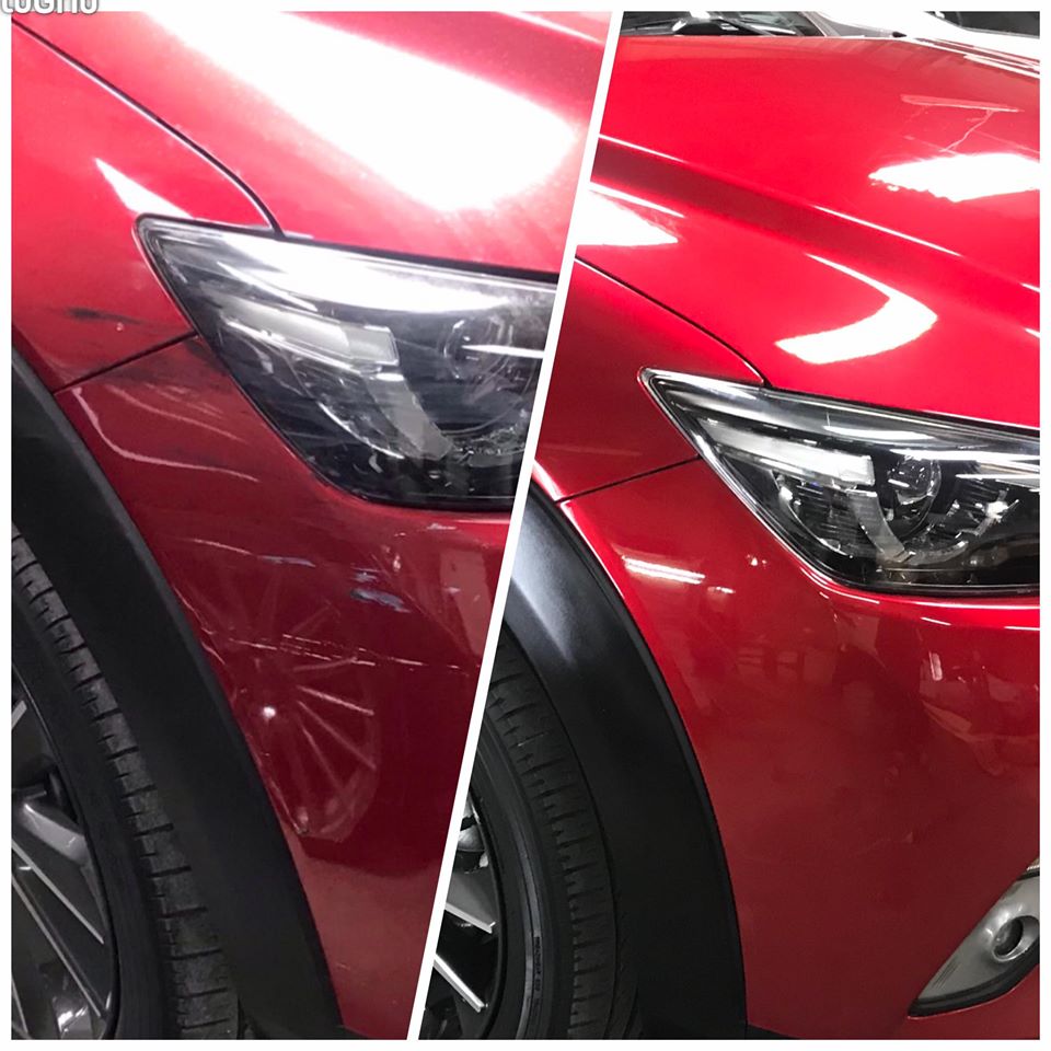 《鈑金烤漆擦傷修復》Mazda CX3